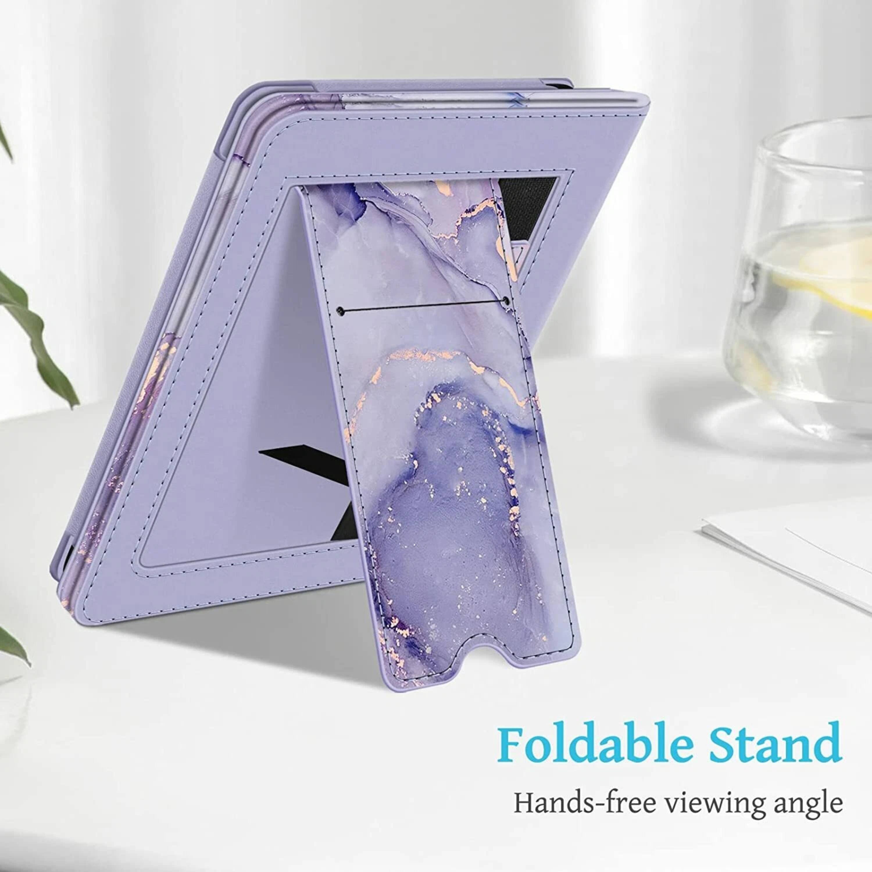 Foldable Stand  
Hands-free viewing angle