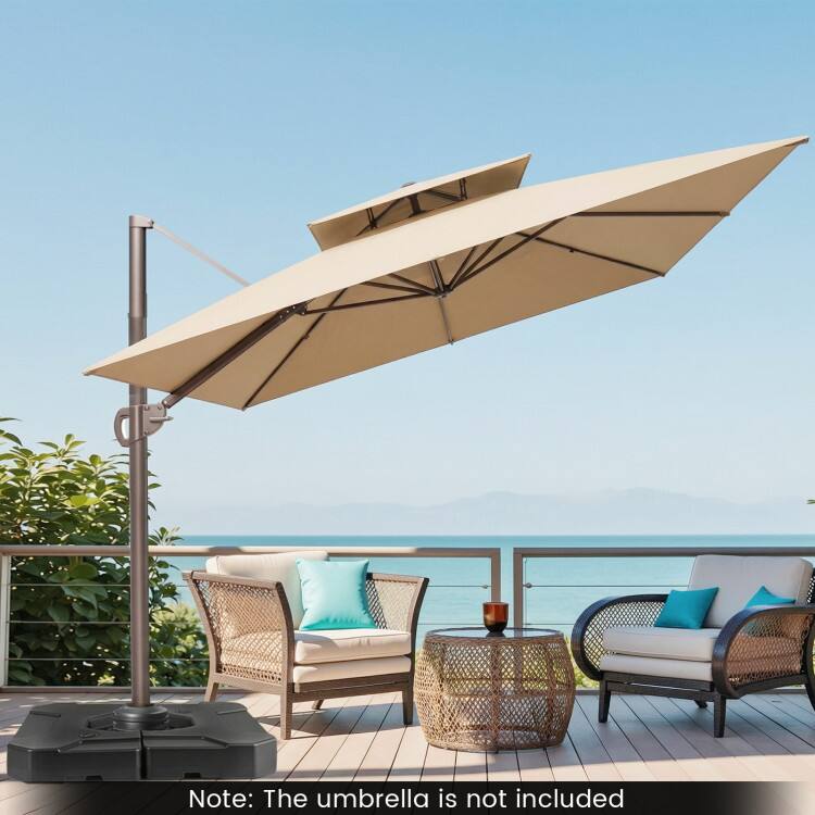 Note: The umbrella is not included