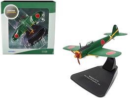 Oxford Diecast - Nakajima Ki-43 Hayabusa Fighter Plane 50th Group 2nd Squadron (1942) "Oxford Aviation" Series 1/72 - Green