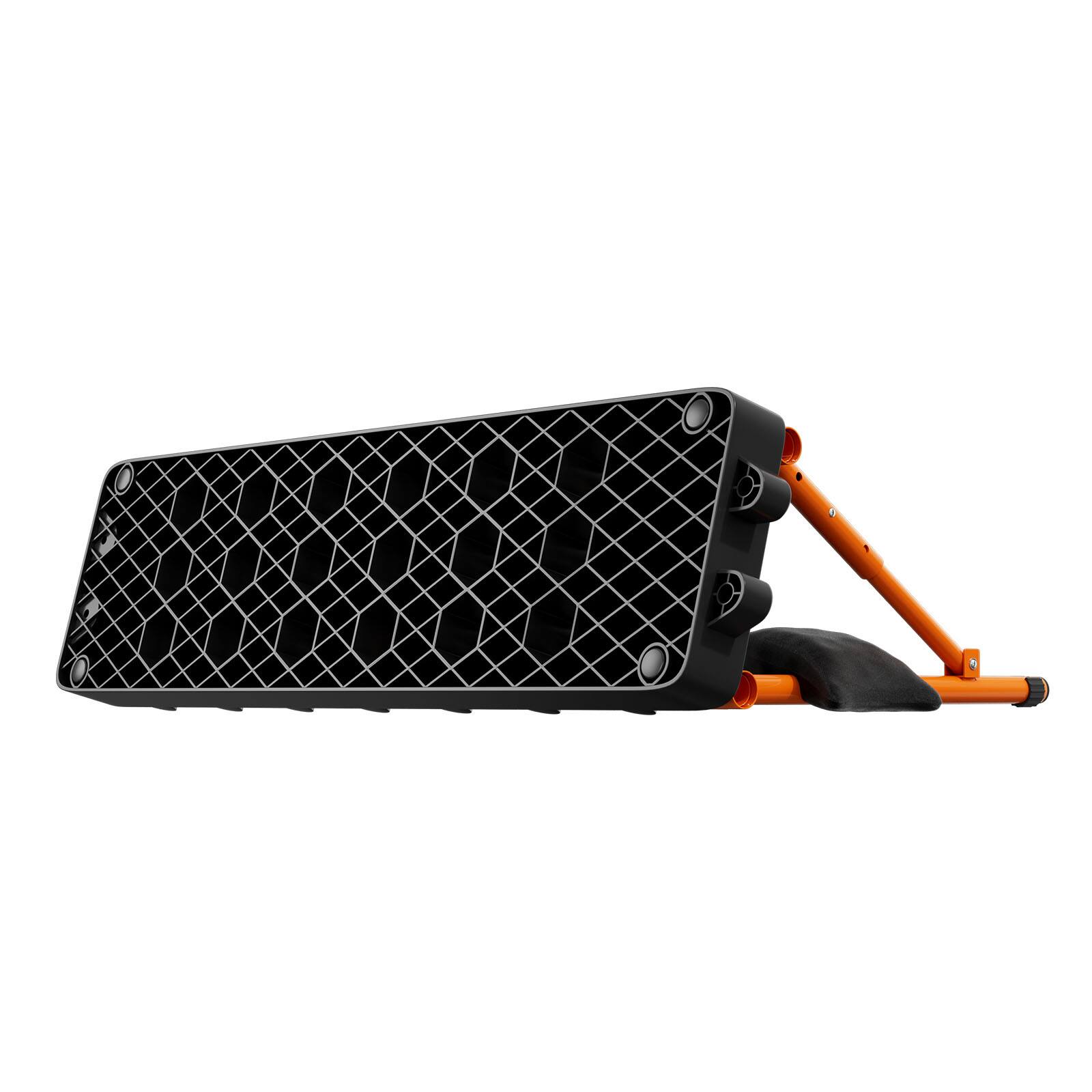 Alt View 5. VEVOR - Soccer Rebounder Board, 37.4 x 9.8 in Portable Soccer Rebound Wall, Dual Surface Sports Kick Back Trainer - Black.