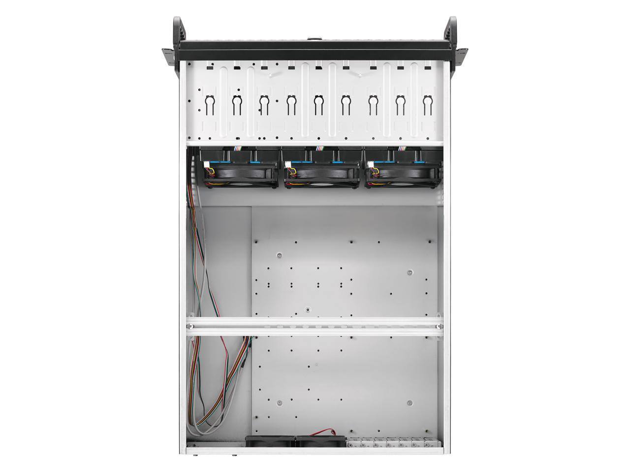 Alt View 7. Rosewill - Rosewill 4U Rackmount Case RSV-L4412U | 12 Hot Swap 3.5/2.5" SATA/SAS | E-ATX | 3x120mm+2x80mm Fans | 2x USB 3.0 | Lock - Black.