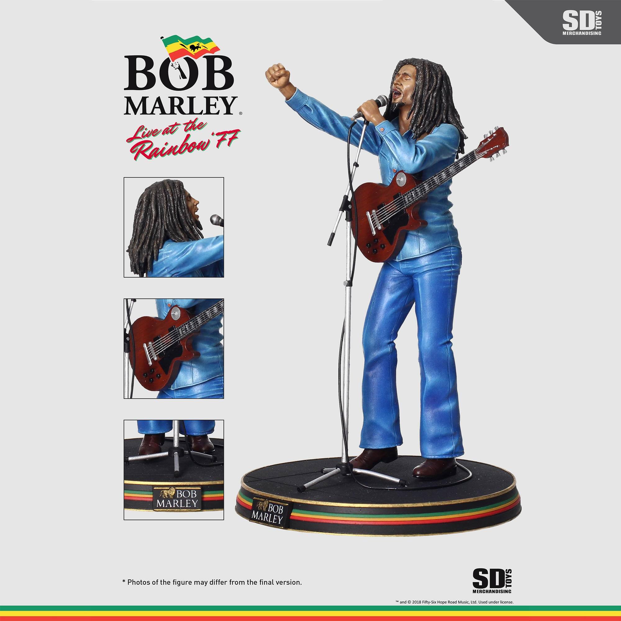 BOB MARLEY  
Live at the Rainbow FF  

SD TOYS MERCHANDISING  

* Photos of the figure may differ from the final version.  

- Music - utan - -ma