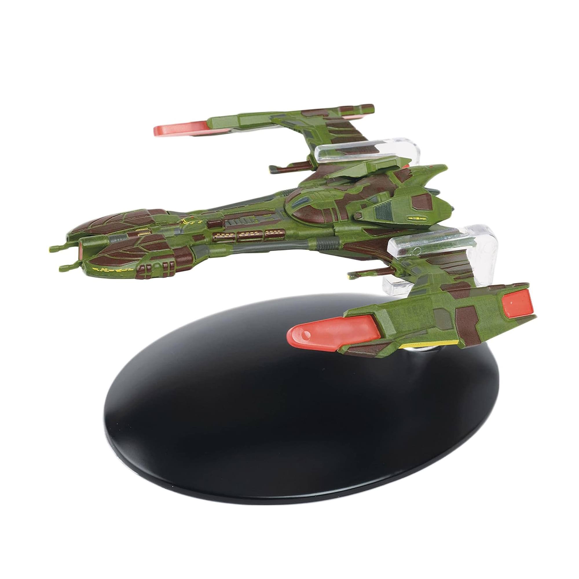 Alt View 1. Eaglemoss - Eaglemoss Star Trek Starship Replica | Mat'ha Class Klingon Raptor - Grey.