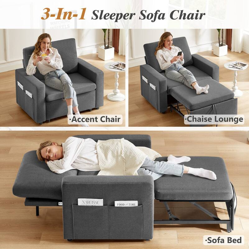 3-In-1 Sleeper Sofa Chair

- Accent Chair
- Chaise Lounge
- Sofa Bed

WATCHING WHEELS

NARCISSÉ FOOD TIME