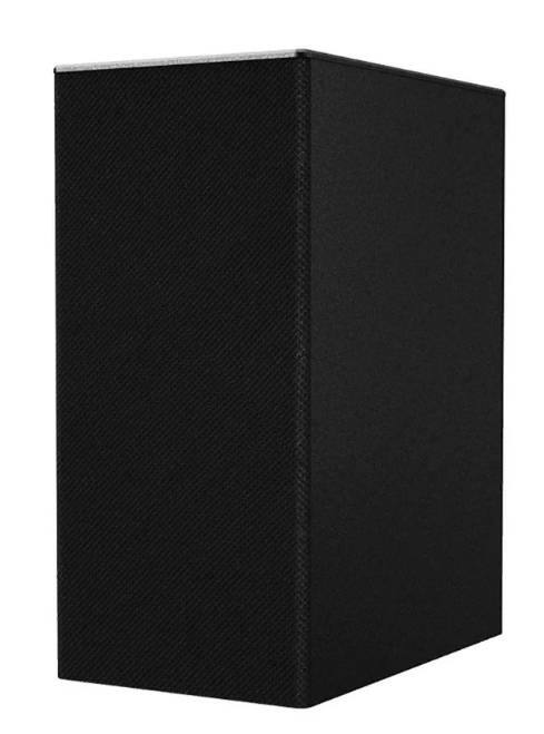 Left. LG - 3.1.2 Ch Soundbar with Wireless Subwoofer SPD7Y, Dolby Atmos, DTS:X, 380W, High-Res Audio, 4K & HDR Passthrough - Black.