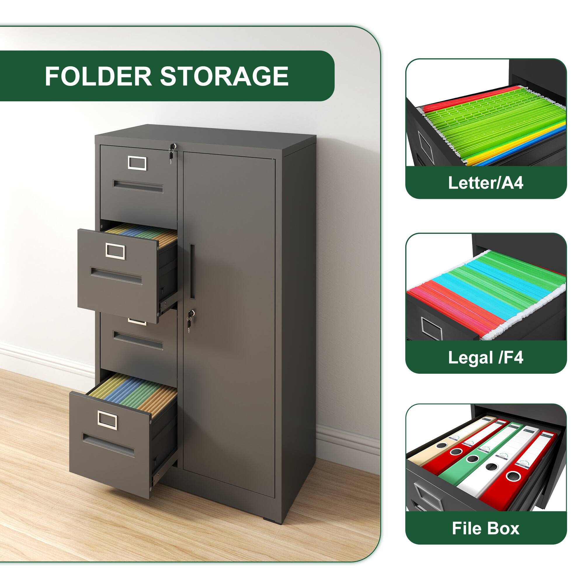 FOLDER STORAGE

Letter/A4

Legal/F4

File Box