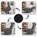Alt View 14. Bestier - 41" Large Microfiber Power Lift Recliner with 8 Point Vibration Heating Massage Assistance Recliner Dual Motor - Dark Gray.