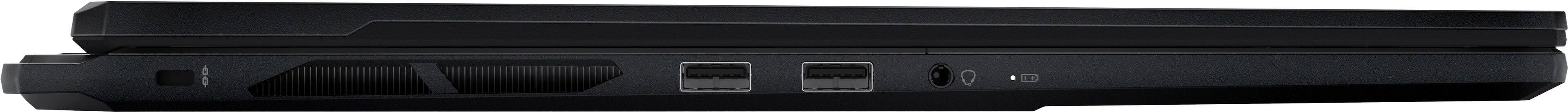 Alt View 9. MSI - Stealth A18 AI+ - Copilot+PC- 18" 240Hz QHD+ Ultra Thin Gaming Laptop - AMD Ryzen AI R9-365 - 32GB - RTX 5080 -1TB SSD - Midnight Black.