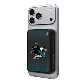 Keyscaper - San Jose Sharks Wireless Magnetic Power Bank - Black