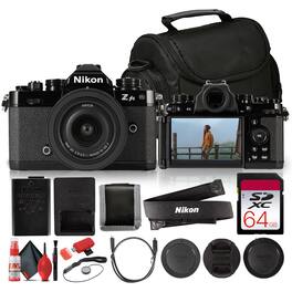 Nikon - Zfc Mirrorless Camera Black +16-50mm Lens DX 20.9MP 4K Bundle +Filters