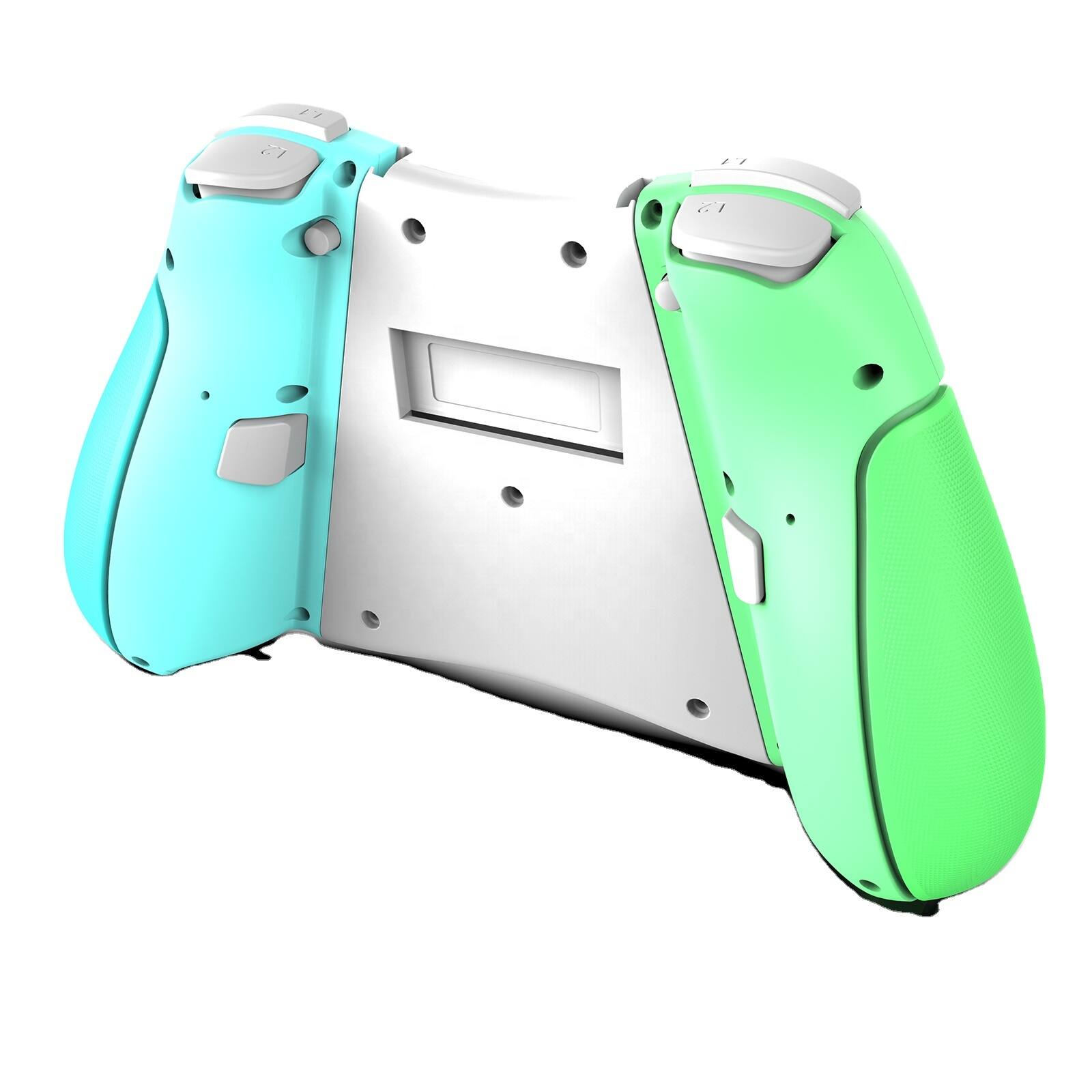 Alt View 3. Cluzine - Wireless Game Controllers Featuring NFC and Analog Joystick Control, Ergonomic Joypad for Gaming - Green.