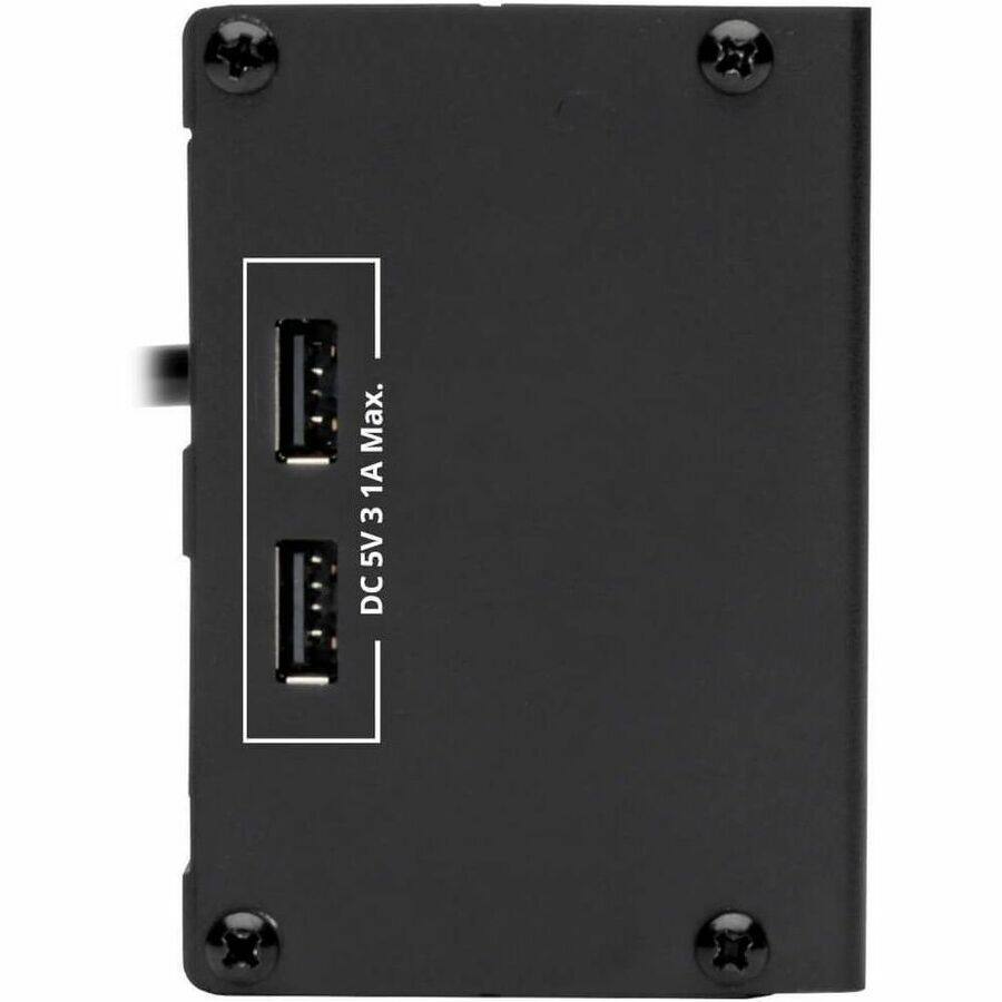 Alt View 5. Tripp Lite - Eaton Tripp Lite Series Isobar 6-Outlet Surge Protector, 10 ft. (3.05 m) Cord, Right-Angle Plug, 3840 Joules, 2 USB - Unknown.