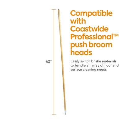 Compatible with Coastwide Professional™ push broom heads

60"

Easily switch bristle materials to handle an array of floor and surface cleaning needs