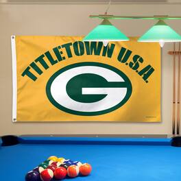 WinCraft - Green Bay Packers 3' x 5' Titletown Deluxe Flag - Multicolor