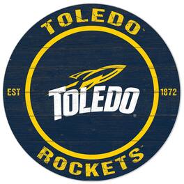 Jardine - Toledo Rockets 20'' x 20'' Indoor/Outdoor Circle Sign - Navy