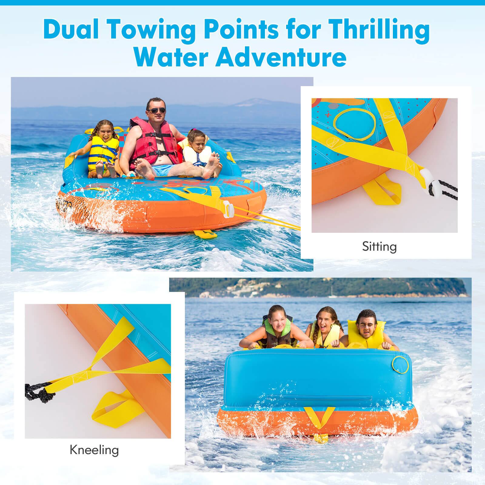 Dual Towing Points for Thrilling Water Adventure

Sitting
Kneeling