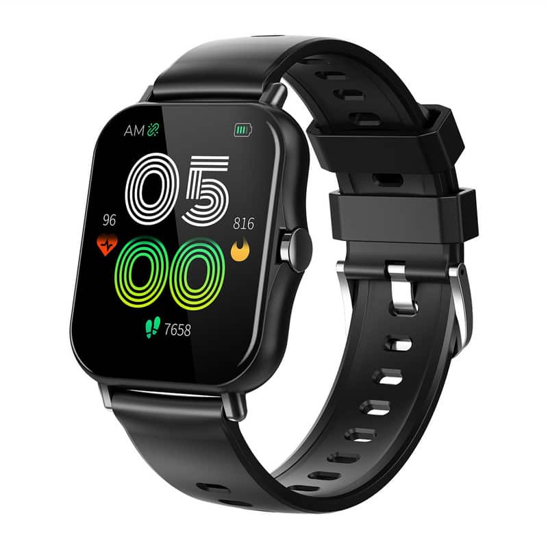 SKRAN - Lightweight Smart Sports Watch with Heart Rate Monitoring, Bluetooth Calling, Mobile Assistant, Music Camera Control - Black - (2026)