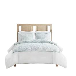 Gracie Mills - Celina Coastal Duvet Cover Set - White
