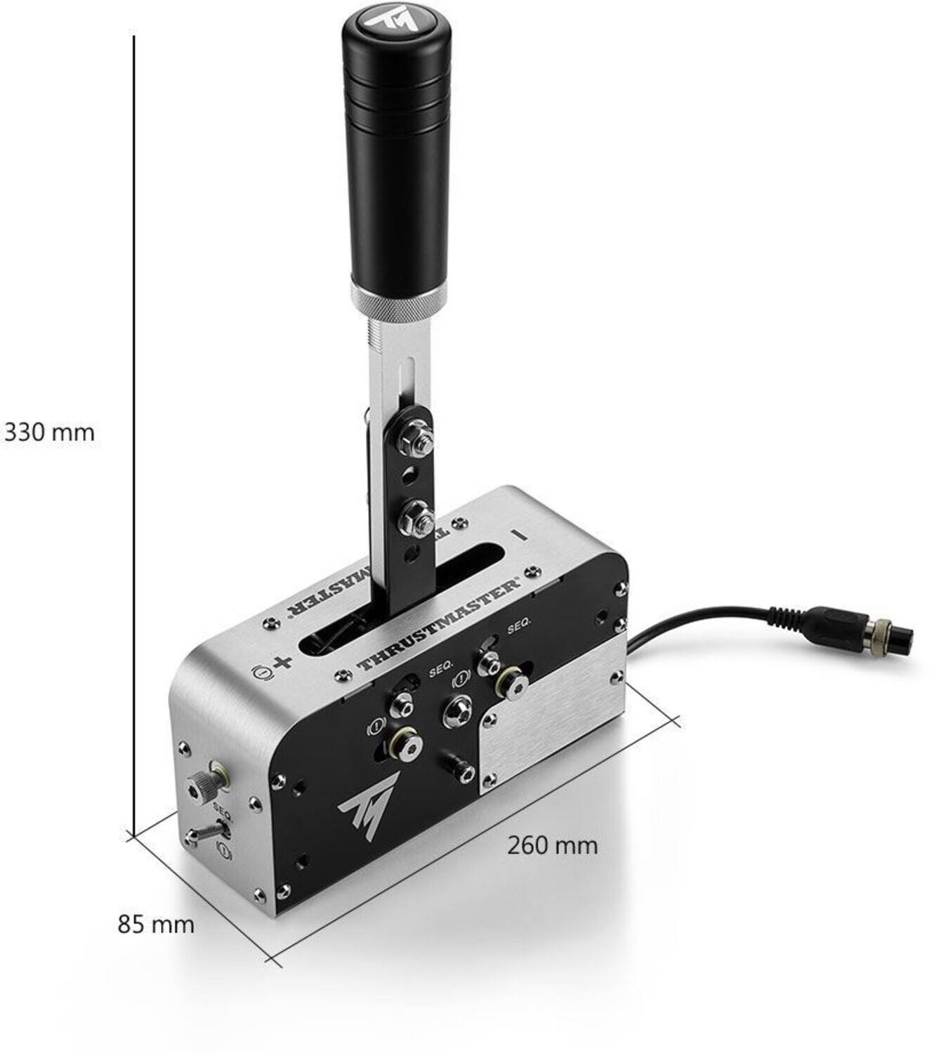 M 330 mm SCQ MASTER THRUSTMASTER SEQ. SEQ L e W 260 mm 85 mm

330 mm  
260 mm  
85 mm