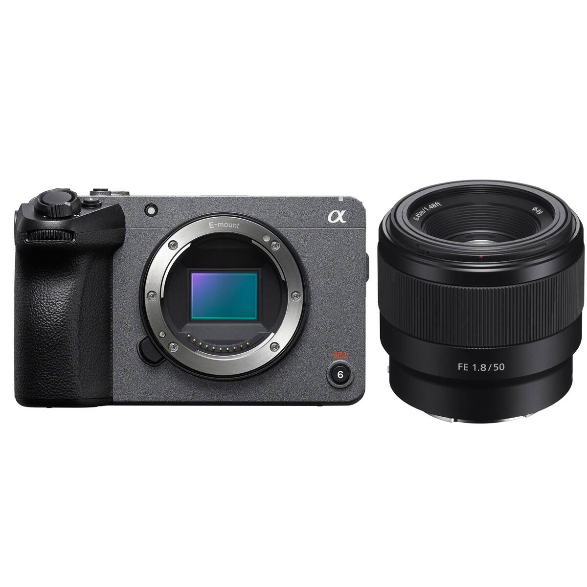 E-mount  
0.45m/1.48ft  
$49  
REC 6  
FE 1.8/50
