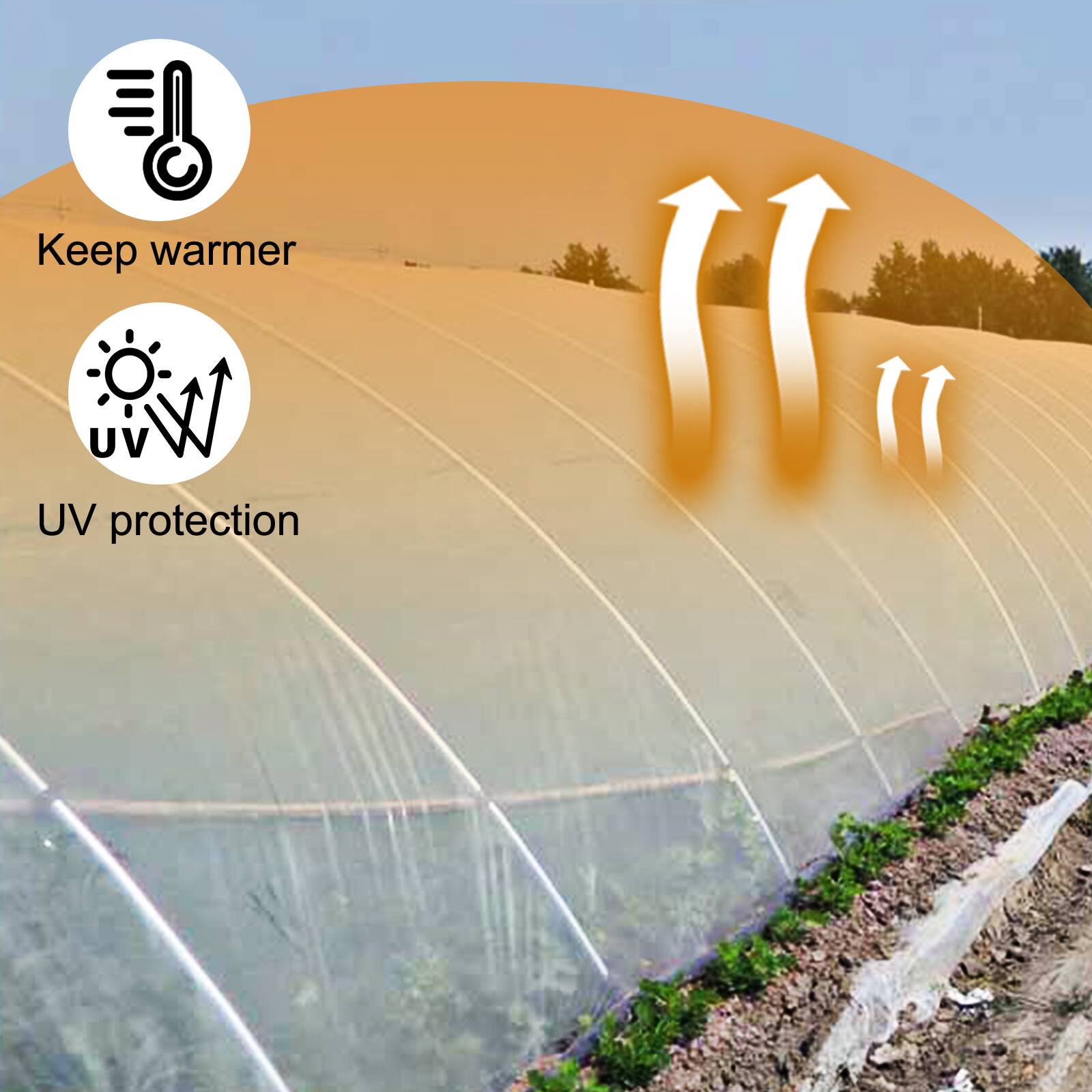 Keep warmer  
UV protection