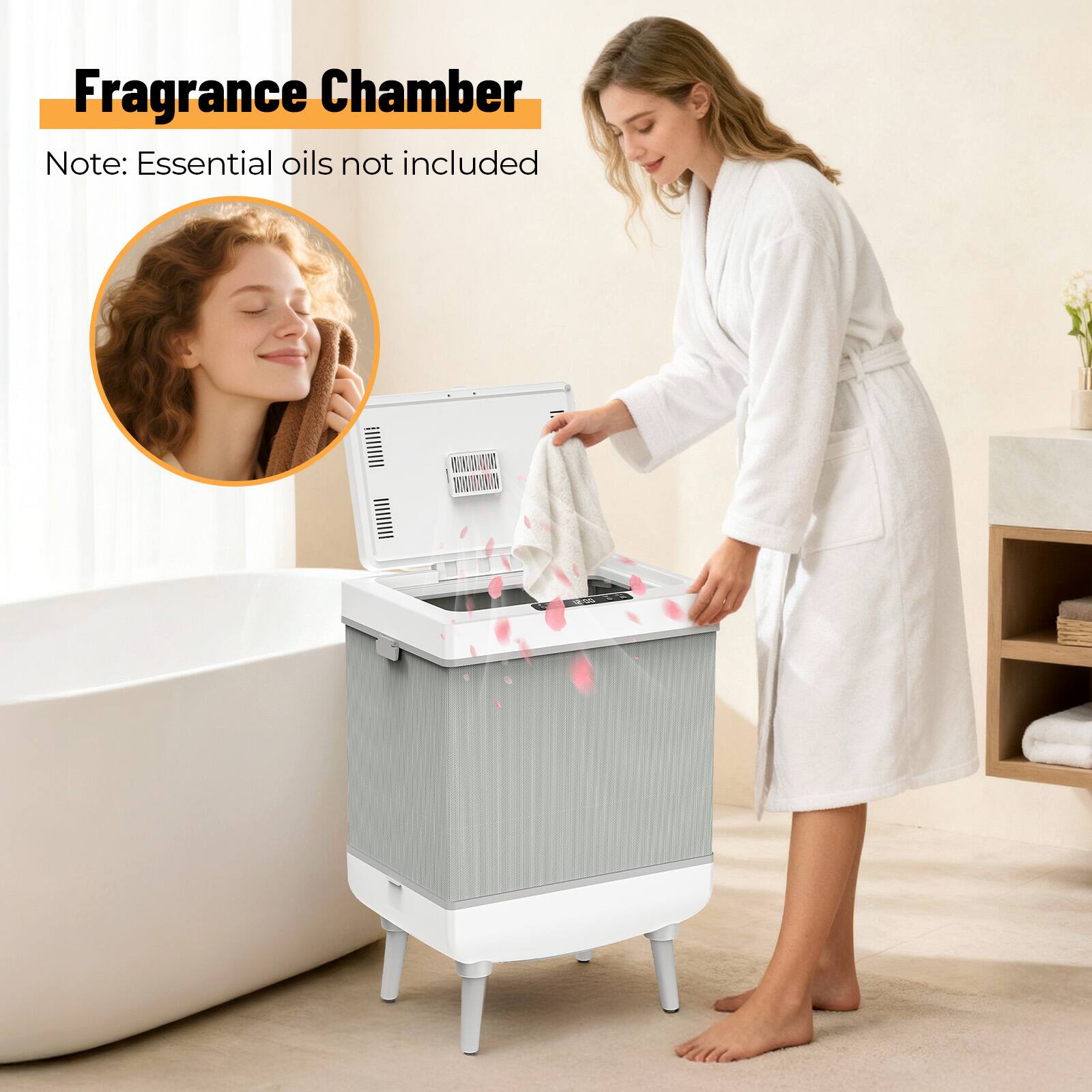 Fragrance Chamber  
Note: Essential oils not included