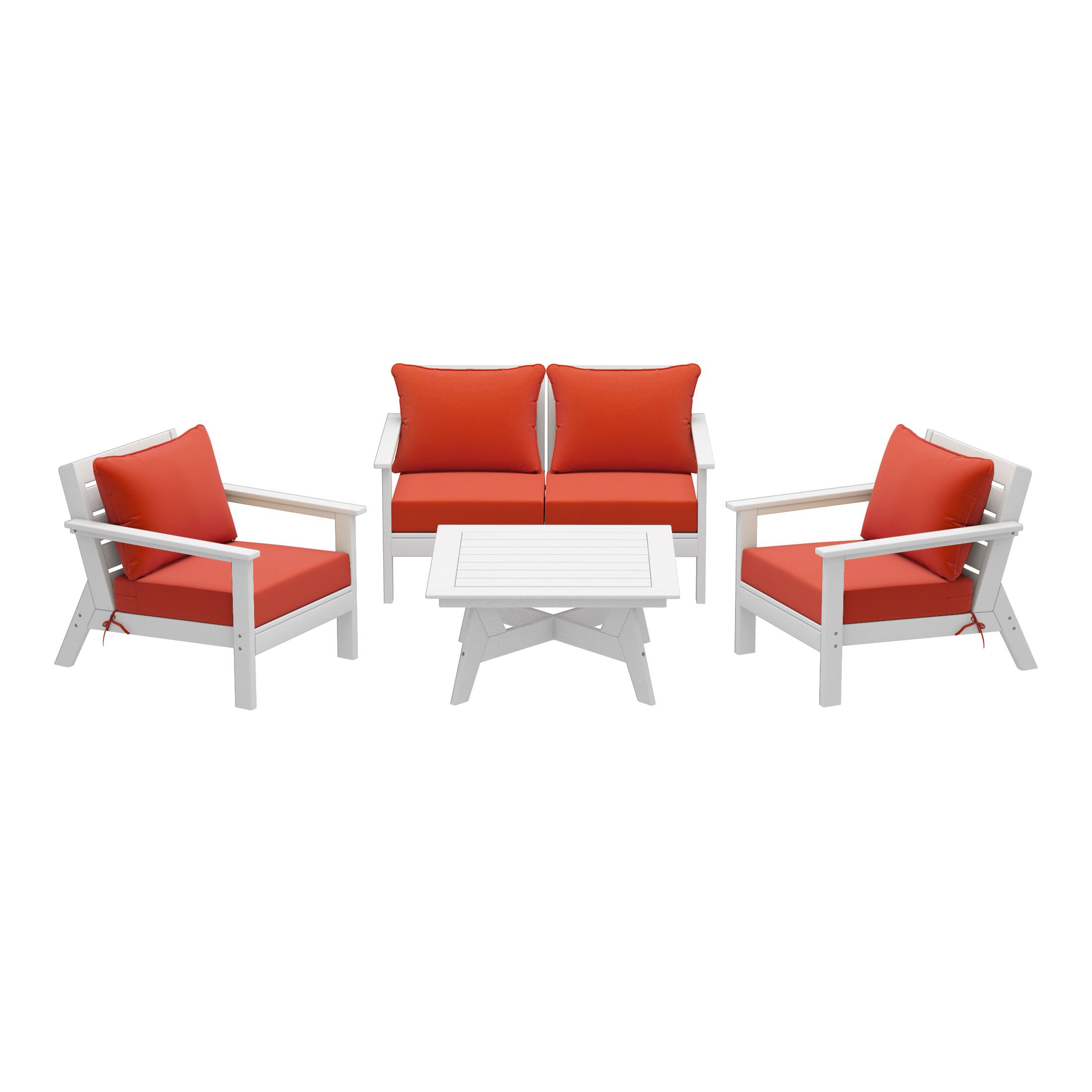 White/Orange