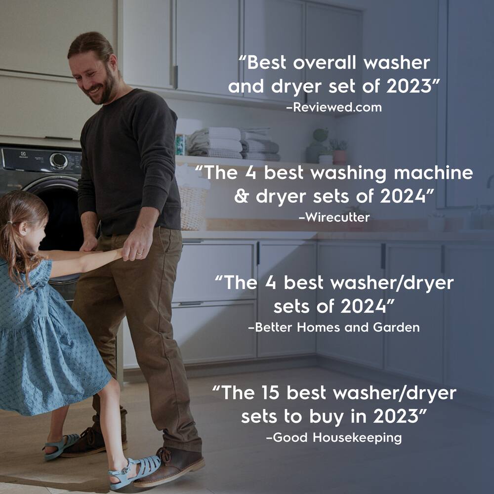 "Best overall washer and dryer set of 2023" - Reviewed.com JC
"The 4 best washing machine & dryer sets of 2024" - Wirecutter
"The 4 best washer/dryer sets of 2024" - Better Homes and Garden
"The 15 best washer/dryer sets to buy in 2023" - Good Housekeeping