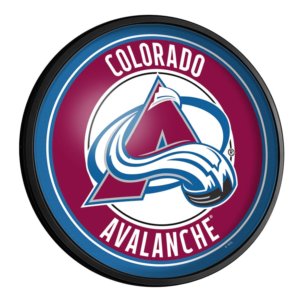The Fan-Brand - Colorado Avalanche 18'' x 18'' Slimline Illuminated Wall Sign - Multicolor
