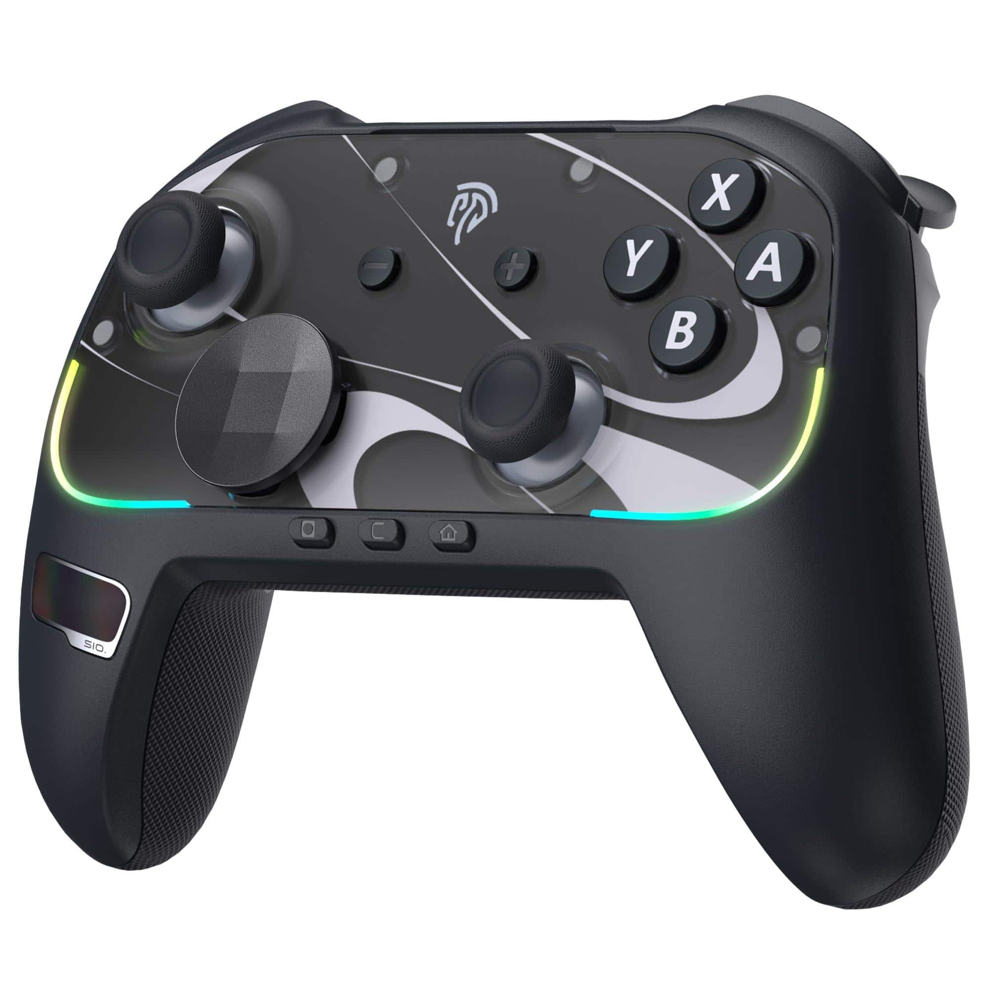 Reds Spade - S10 2 Controller-one Key Wake-up 2 Pro Controller With 6 Axis Gyro Nfc Function Tmr Anti-drift Joystick Hd - Black
