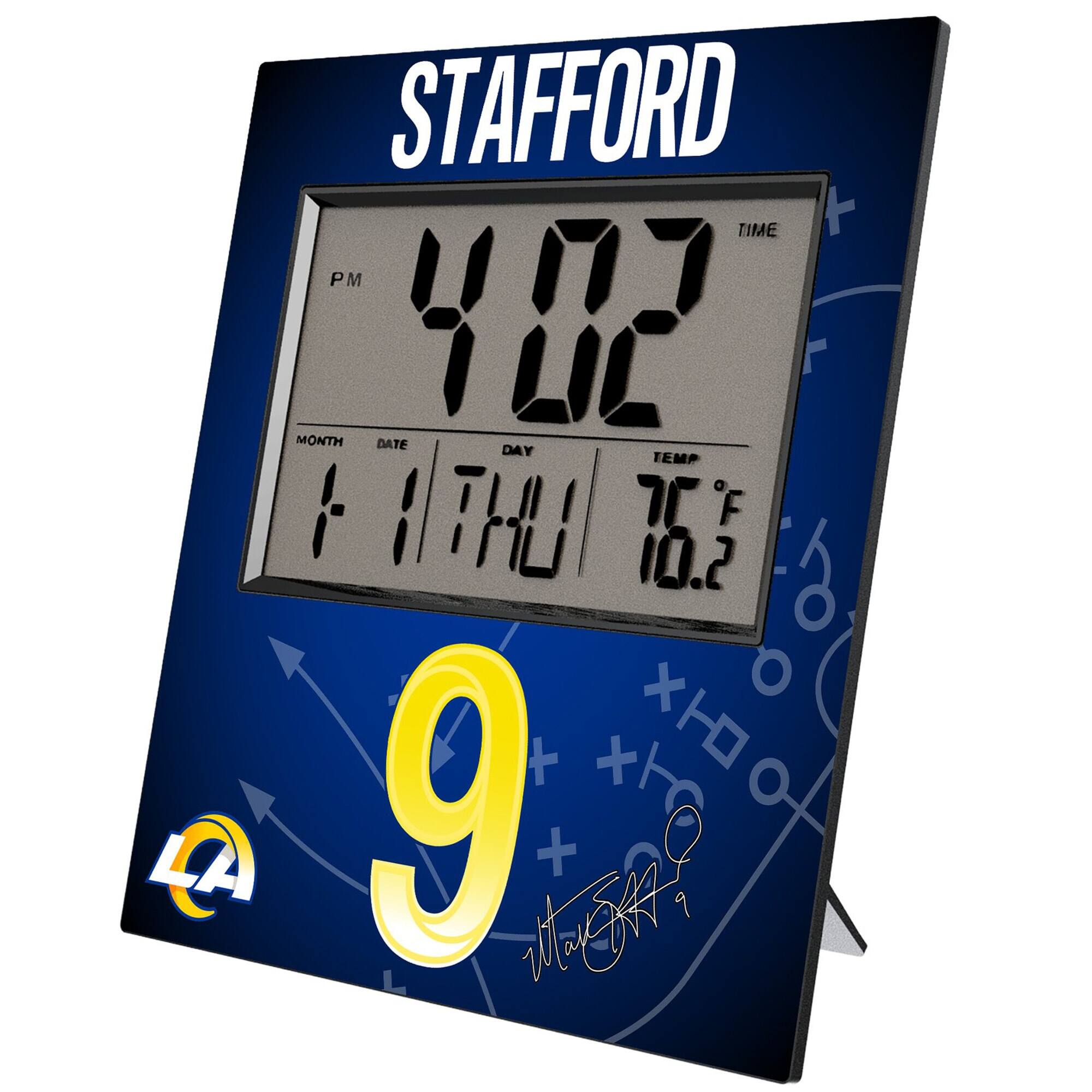 STAFFORD

TIME 4:02 PM

MONTH 1 DATE 11 DAY THU TEMP 76.2°F

9

LZ