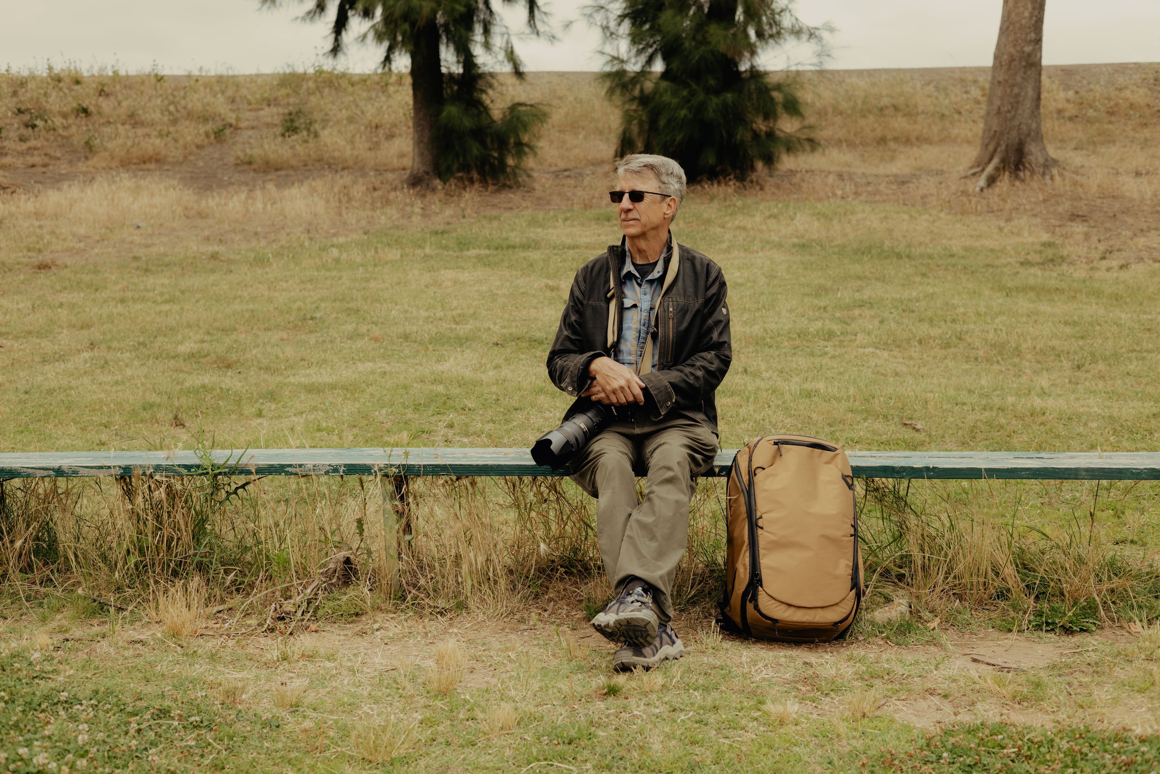 Alt View 24. Peak Design - Travel Backpack 45L - Coyote.