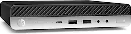 HP - Refurbished Excellent - EliteDesk 800 G4 Mini Business PC, Intel Core i5-8500T up to 3.5GHz, 16GB DDR4 RAM, 256GB SSD, USB WiFi&BT, Win11 Pro - Black