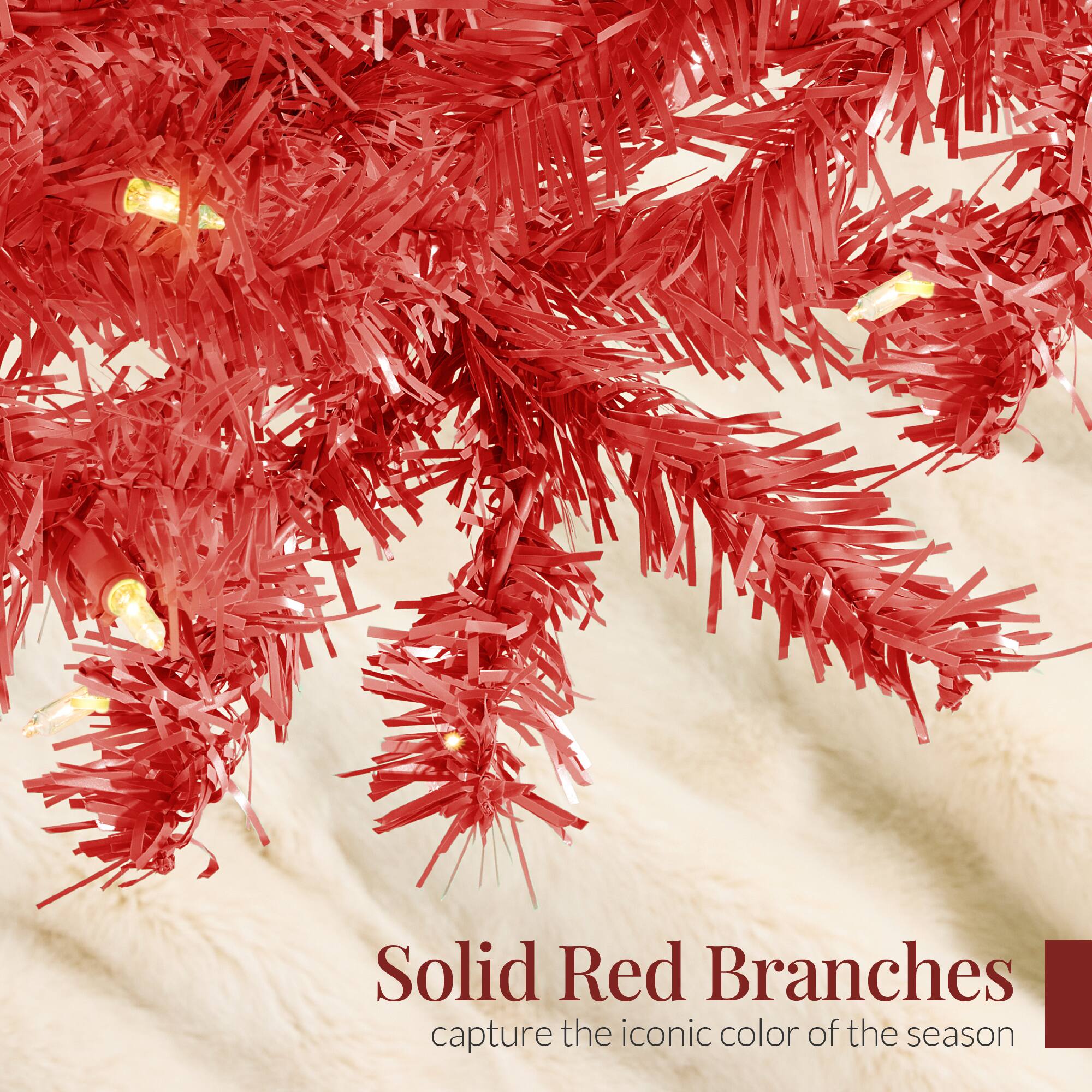 Solid Red Branches  
capture the iconic color of the season