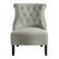 Front. OSP Home Furnishings - Evelyn Tufted Chair in Linen Fabric - Linen.