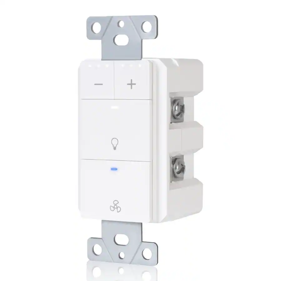Akicon Single Pole LED Dimmer Switch for Bathroom Exhaust Fan with ...