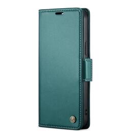 Stock Preferred - PU Leather Wallet Case with RFID Blocking for iPhone 17 - Green