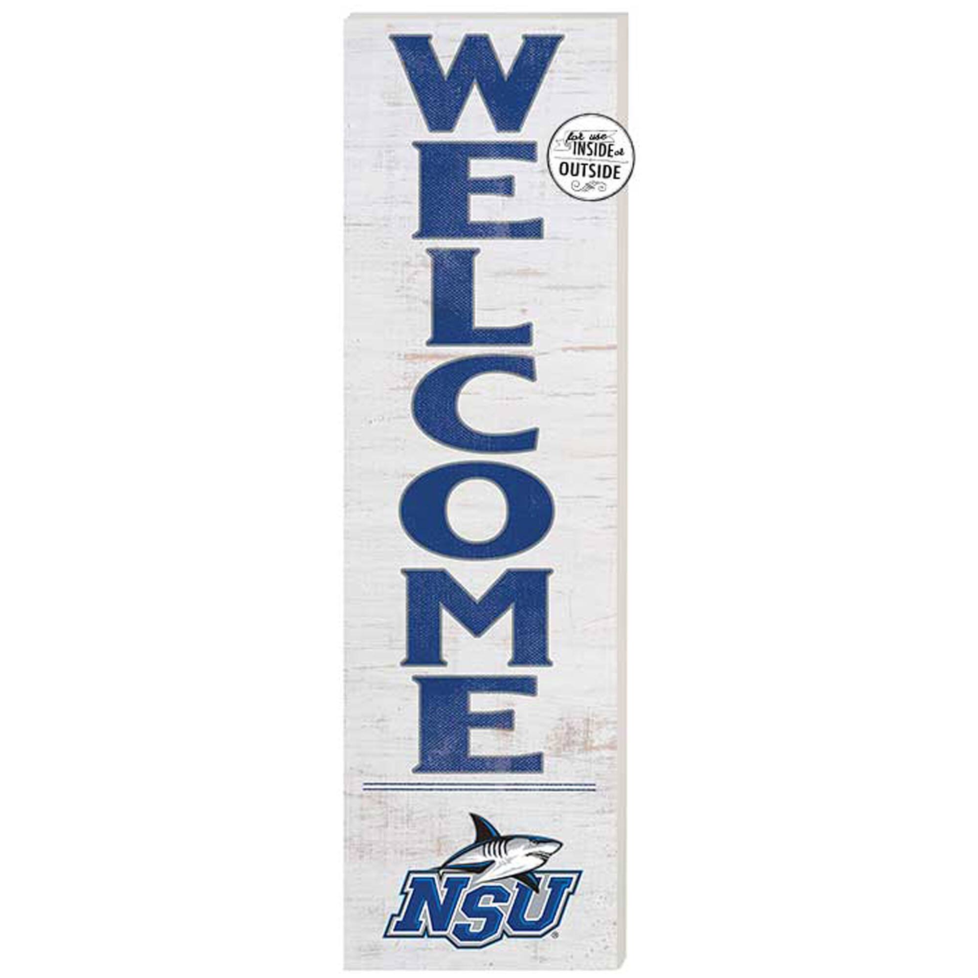 Nova Southeastern Sharks 10'' x 35'' Indoor/Outdoor Welcome Sign