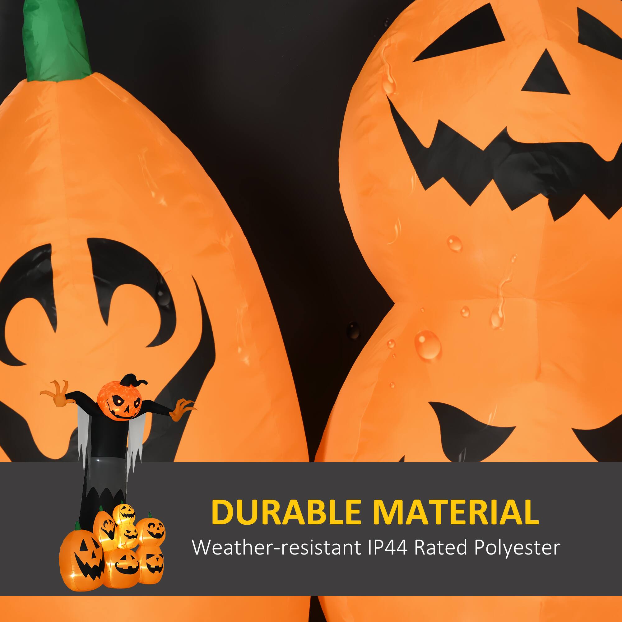 DURABLE MATERIAL  
Weather-resistant IP44 Rated Polyester