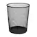 Alt View Zoom 17. Mind Reader - Mesh Trash Can, Set of 3, Waste Paper Basket, Round, Office, Metal Mesh, 11.5"L x 11.5"W x 13.75"H - Black.