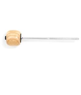 Gibraltar Hardware - 6.25" Wooden Bass Drum Beater, with Solid Wood Head, Fast Rebound with Powerful Attack, Fits Standard Drum Pedals