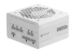 CORSAIR - RMe Series RM850e 80 PLUS Gold Fully Modular Low-Noise ATX 3.1 and PCIE 5.1 Power Supply - White - Front_Zoom
