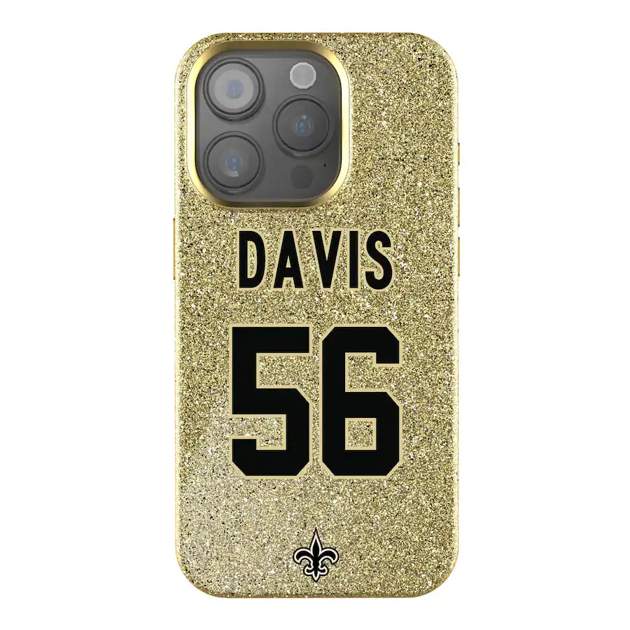 Keyscaper NFL Demario Davis New Orleans Saints Bling iPhone Case 16 ...