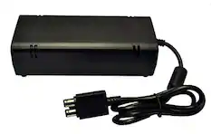 Front. Mars Devices - Replacement AC Power Adapter For Xbox 360 Slim By Mars Devices Wall Charger - Black.