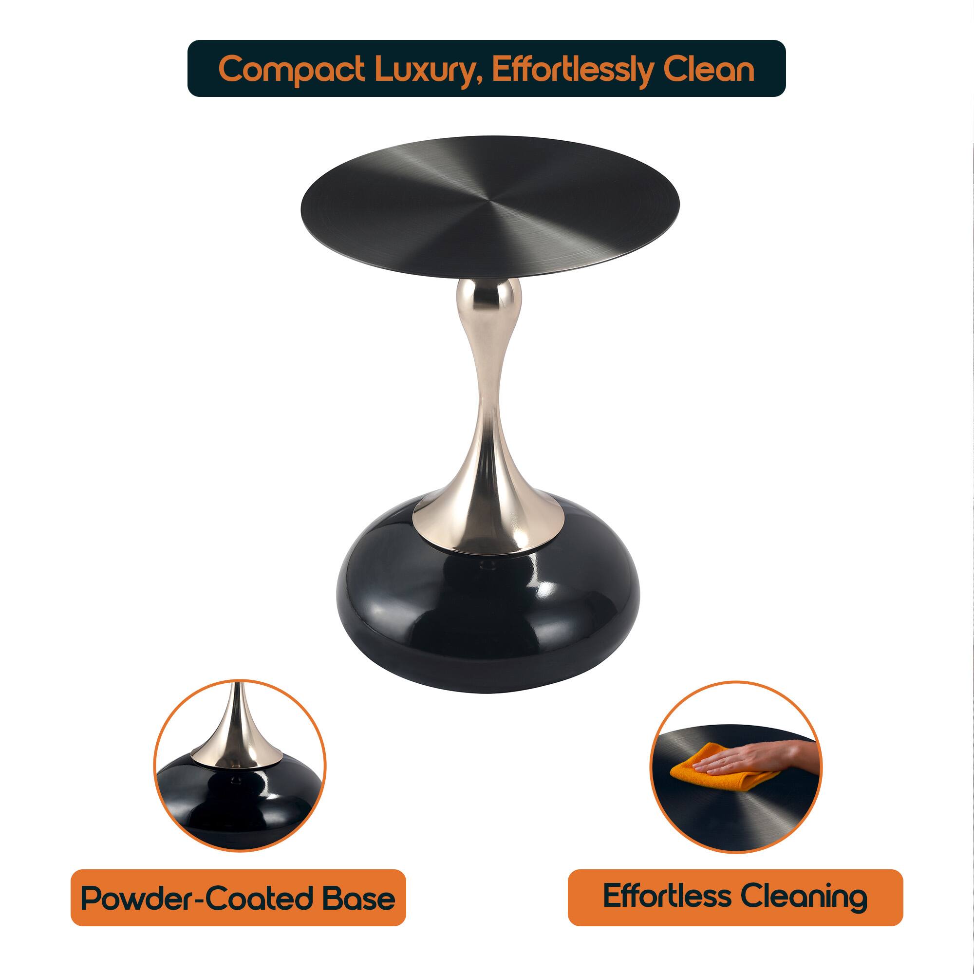 Compact Luxury, Effortlessly Clean

Powder-Coated Base

Effortless Cleaning