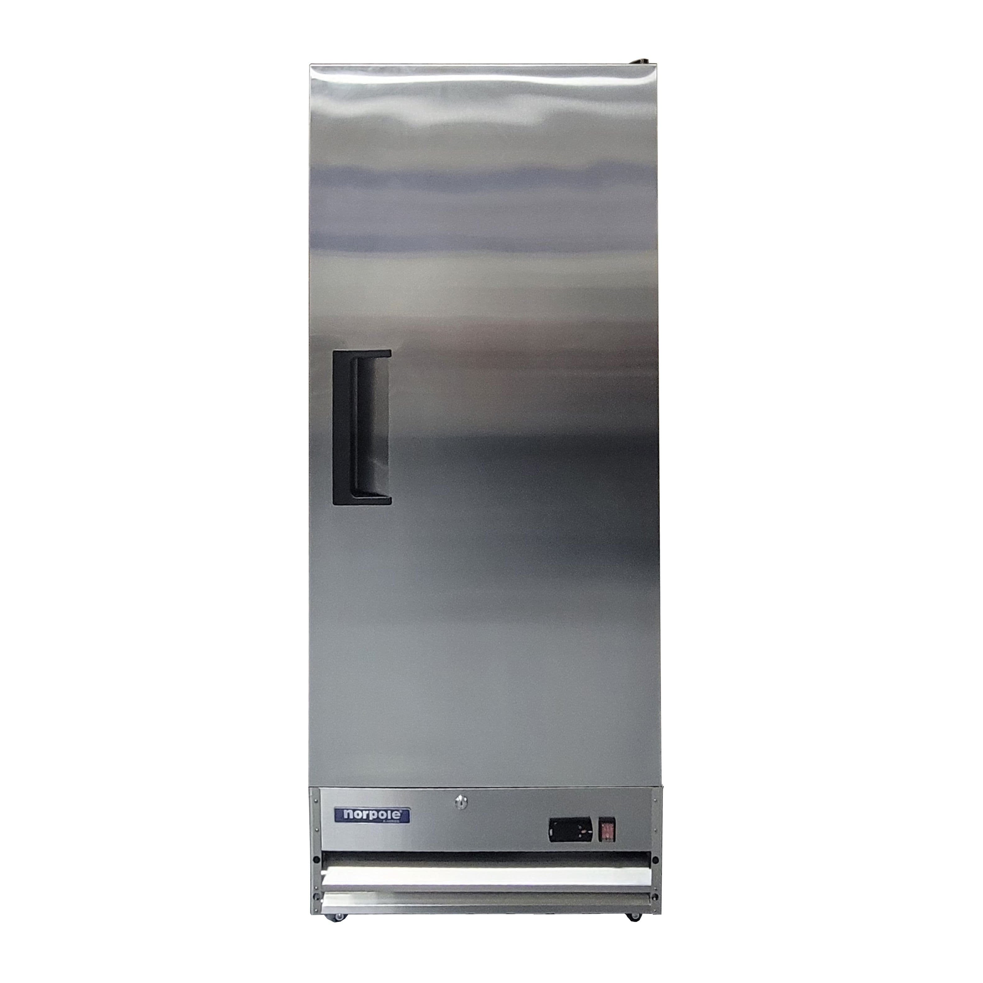 Magic Chef - Commercial 12 cu. ft. Single Door Reach-In Refrigerator - Stainless Steel
