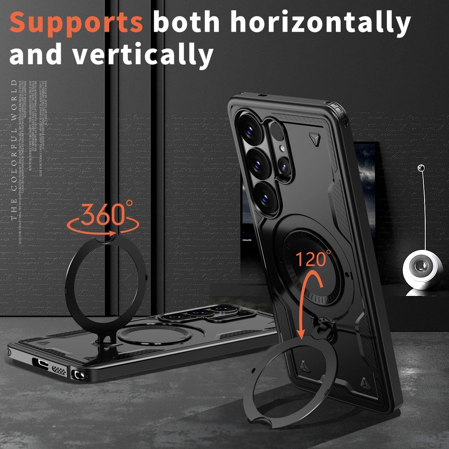 Supports both horizontally and vertically