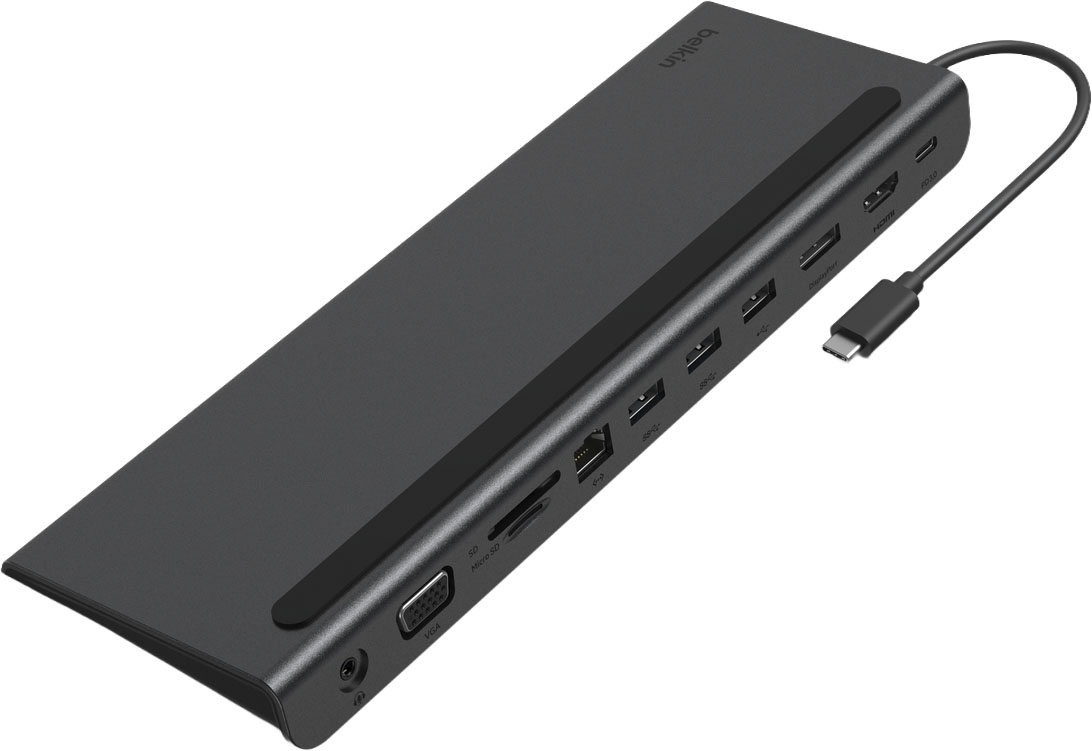 Belkin 7 in 1 USB-C 2.5Gbps イーサネットハブ USB-C PD 100W