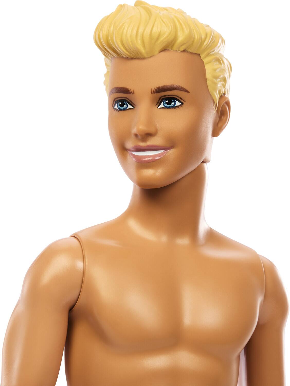 Alt View 3. Mattel - Barbie Beach Ken with Blond Hair, Wearing Purple Swimsuit   - Collectibles - Multicolor.