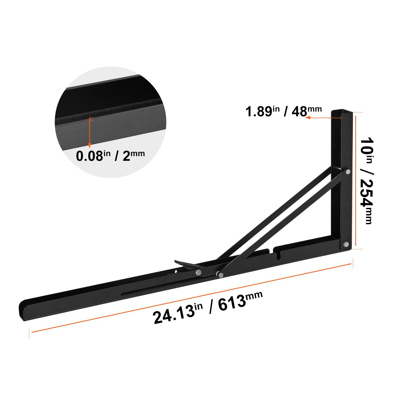 1.89in / 48mm  
0.08in / 2mm  
10in / 254mm  
24.13in / 613mm